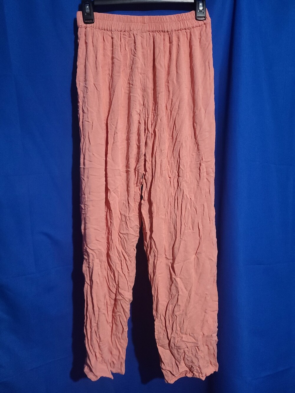 Forever 21 Dusty Rose Wide-Leg Split Hem Beach Pants - Picture 4 of 5